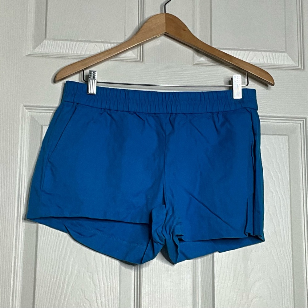 JCrew - Medium Blue Stretch-waist Shorts - Size 10